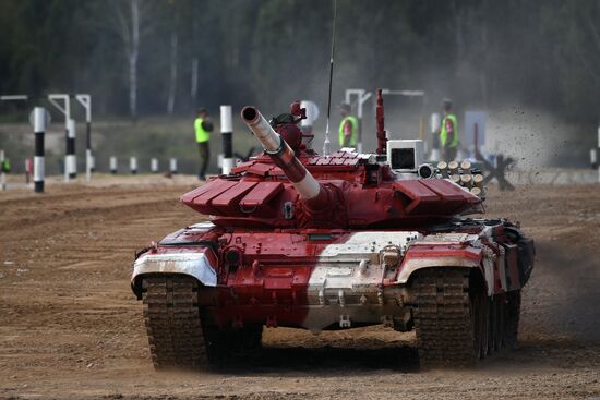 Russia Army Games Tank Biathlon