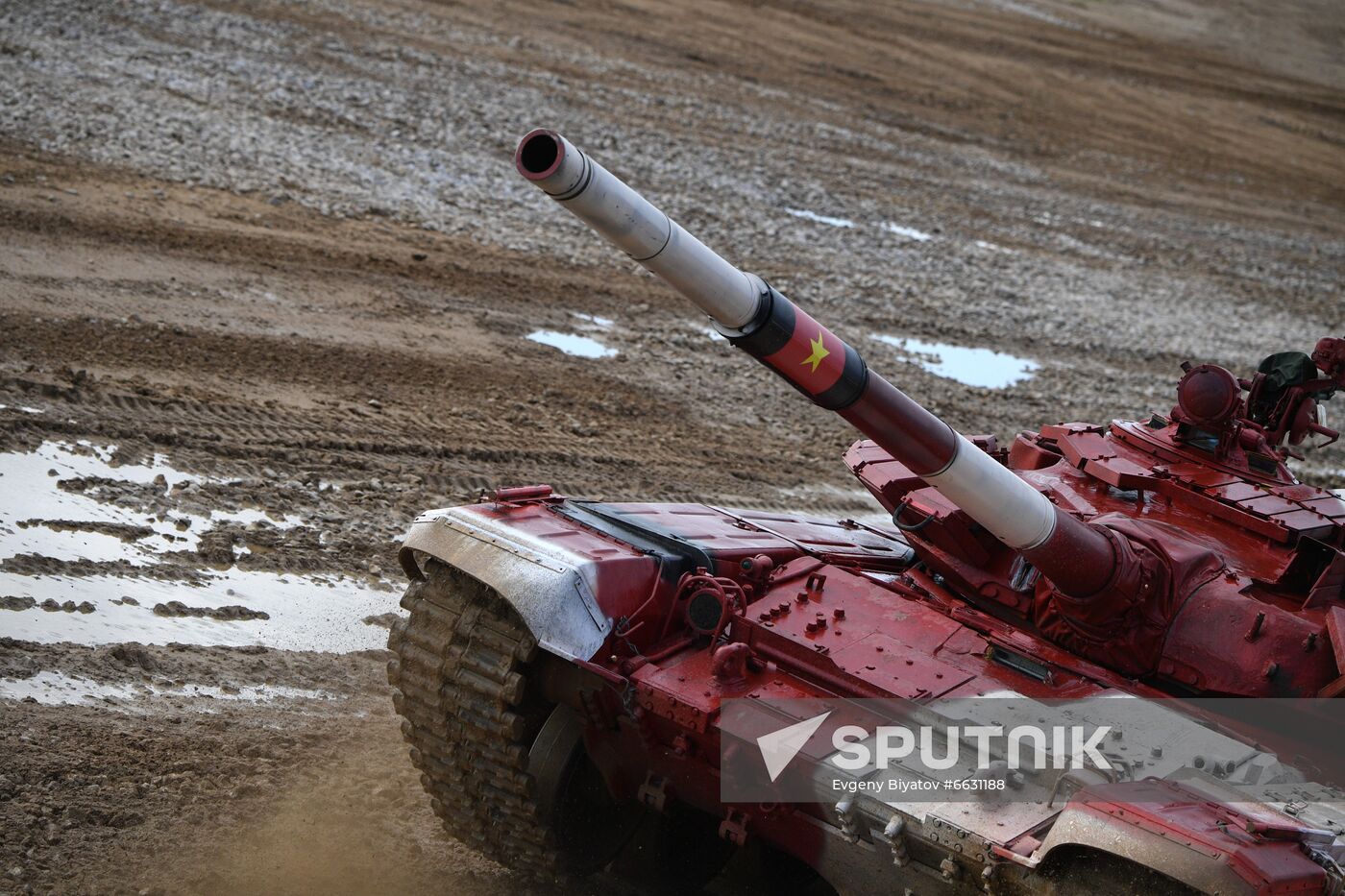 Russia Army Games Tank Biathlon