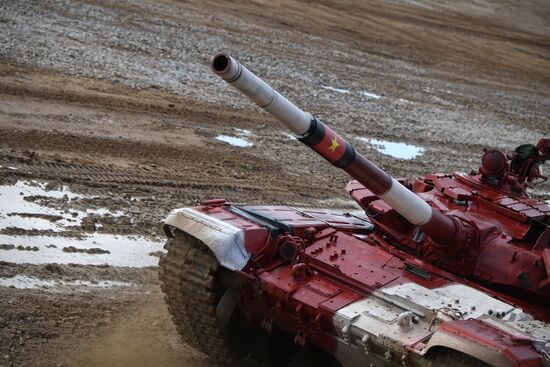 Russia Army Games Tank Biathlon