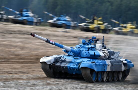 Russia Army Games Tank Biathlon