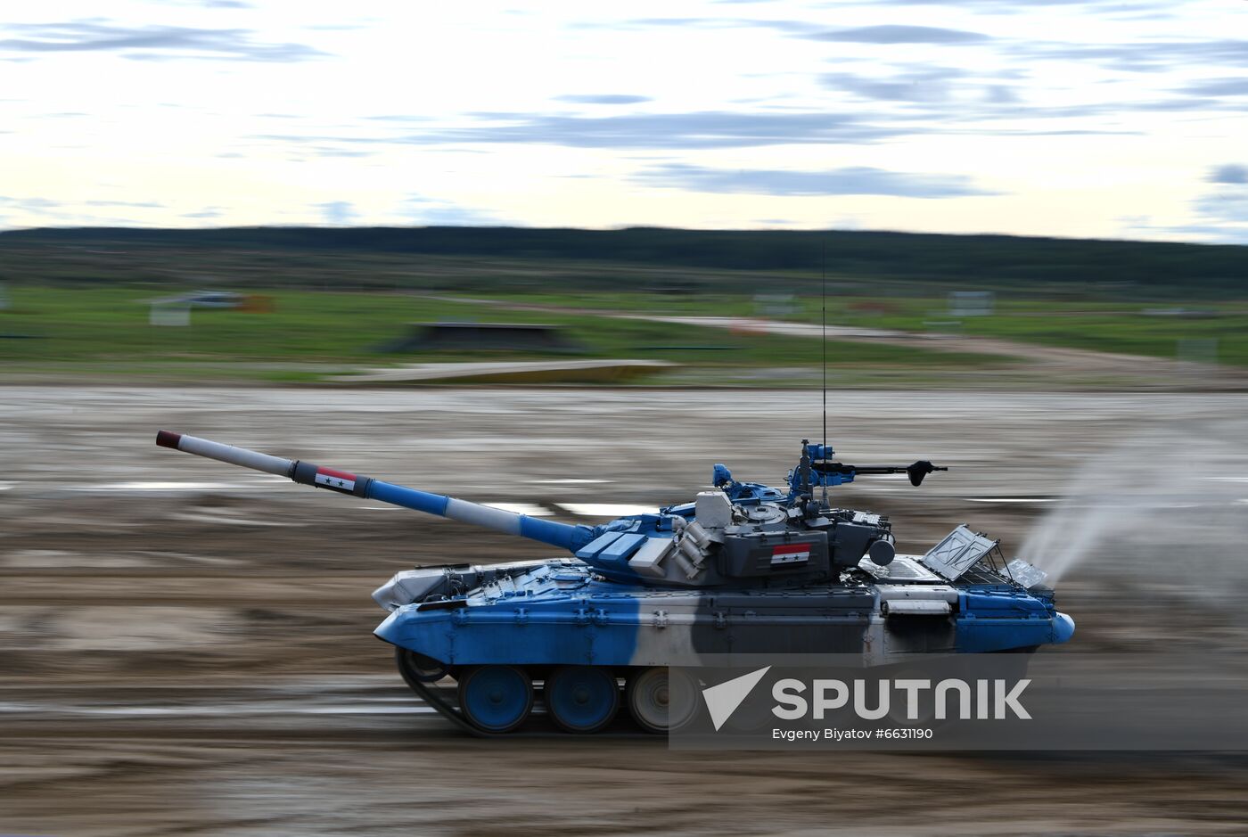 Russia Army Games Tank Biathlon