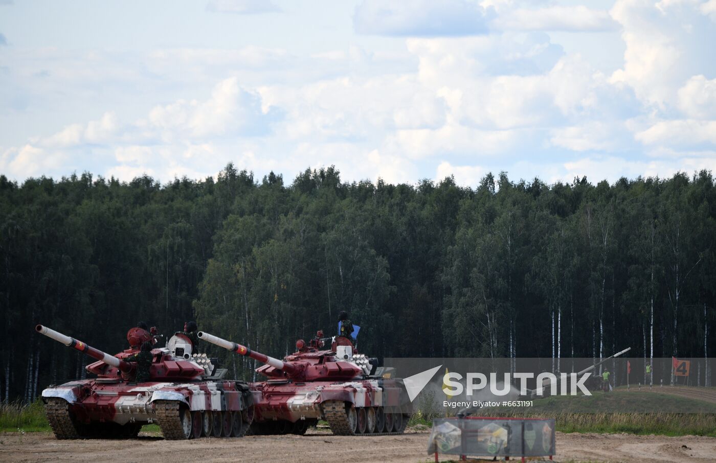 Russia Army Games Tank Biathlon