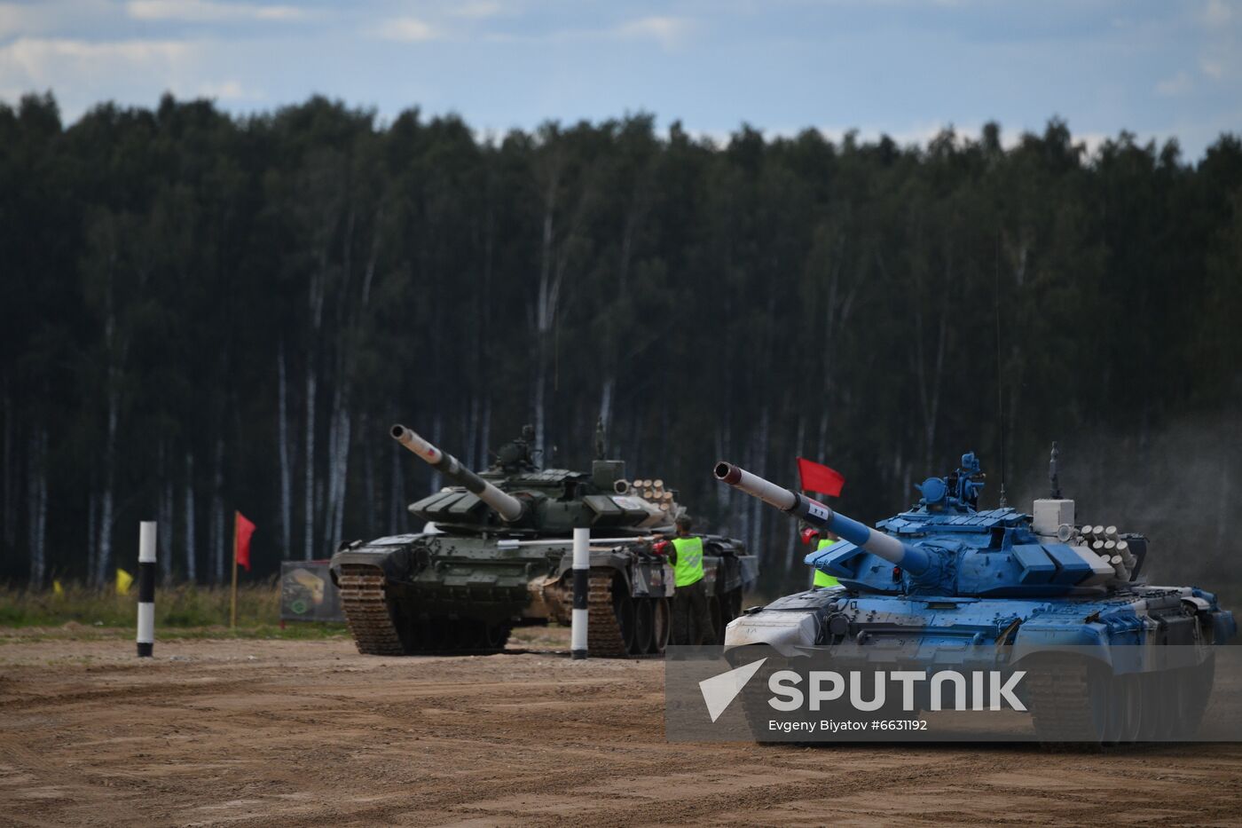 Russia Army Games Tank Biathlon