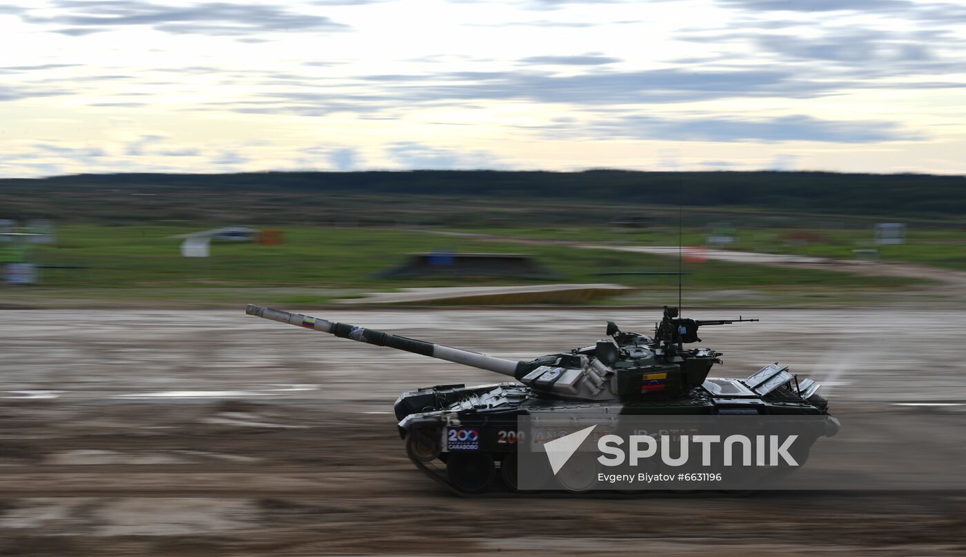 Russia Army Games Tank Biathlon