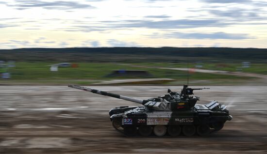Russia Army Games Tank Biathlon