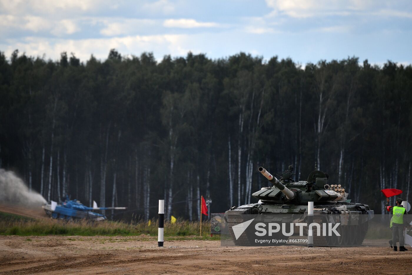 Russia Army Games Tank Biathlon