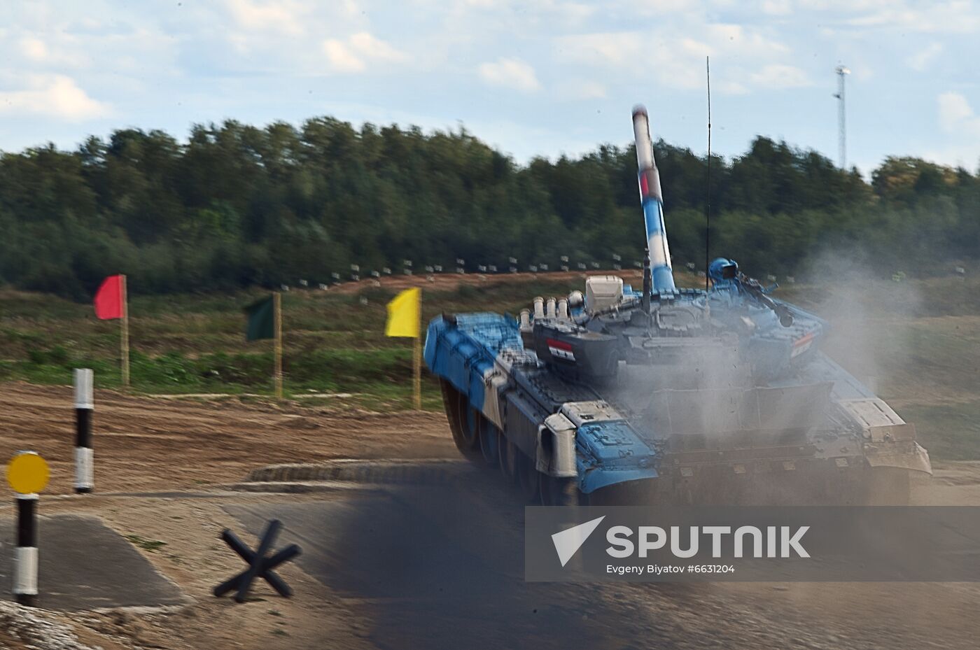 Russia Army Games Tank Biathlon