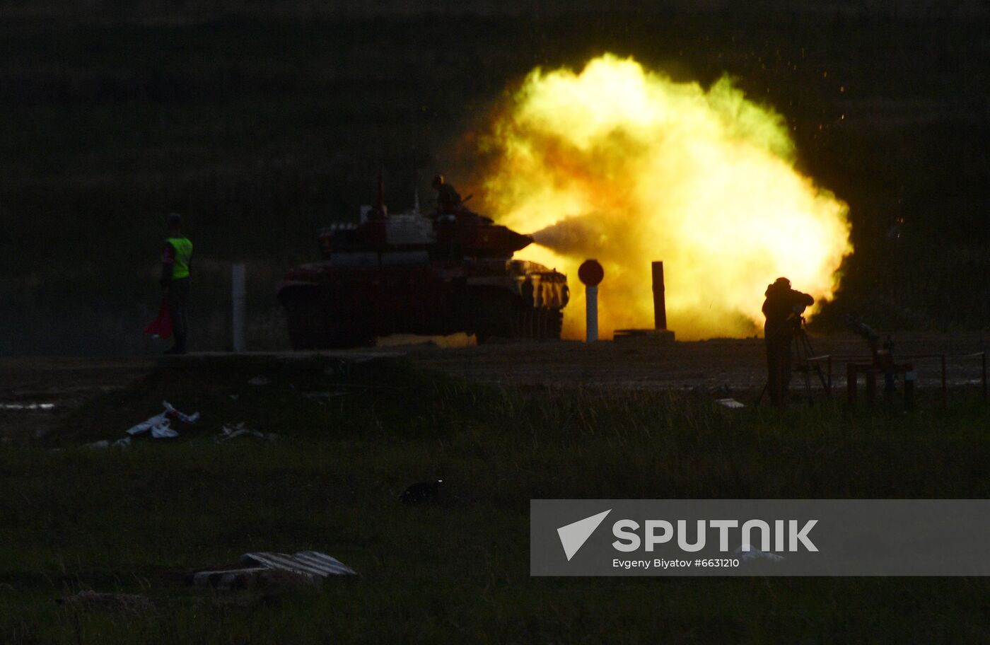 Russia Army Games Tank Biathlon