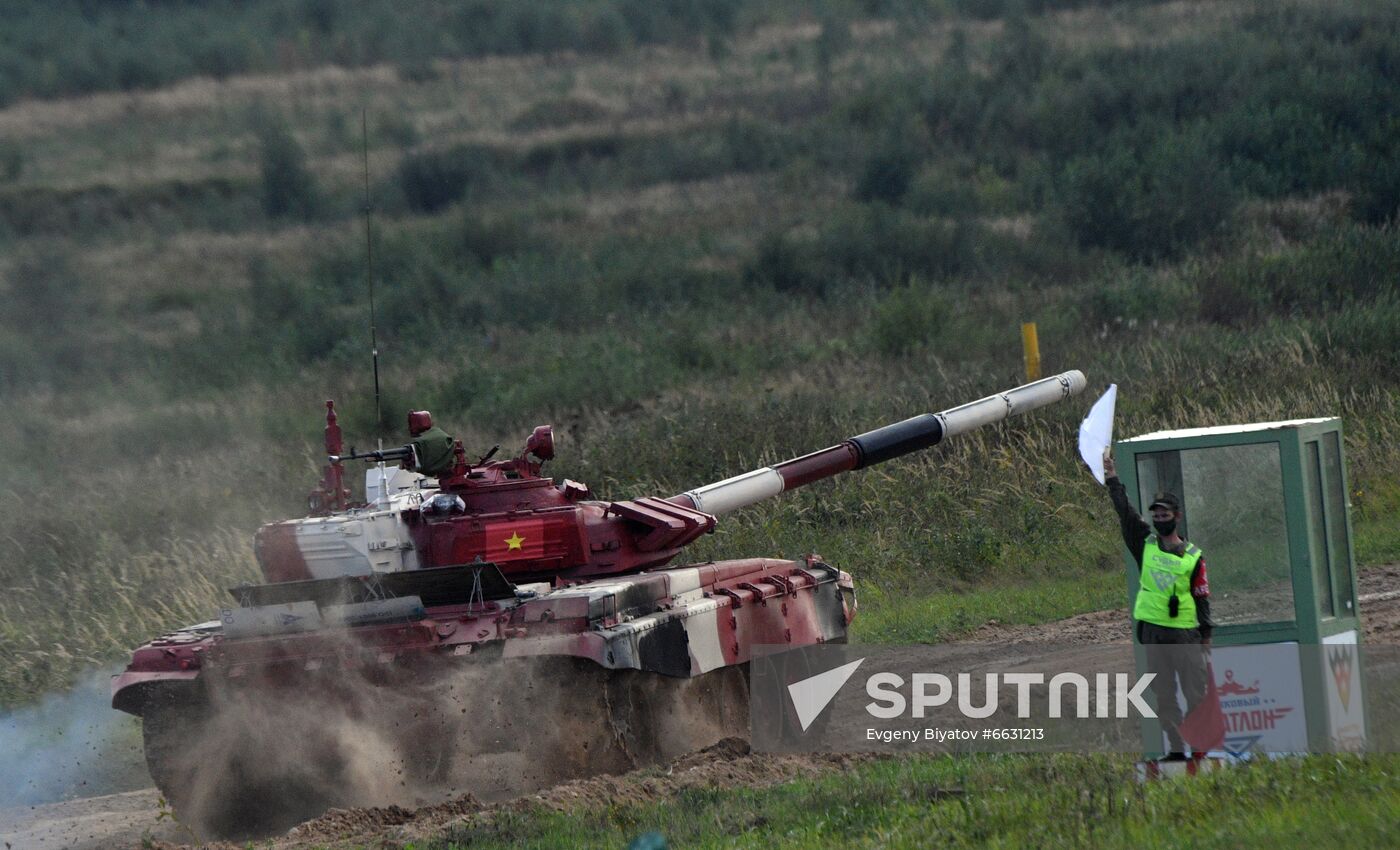 Russia Army Games Tank Biathlon