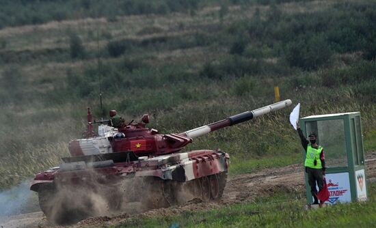 Russia Army Games Tank Biathlon