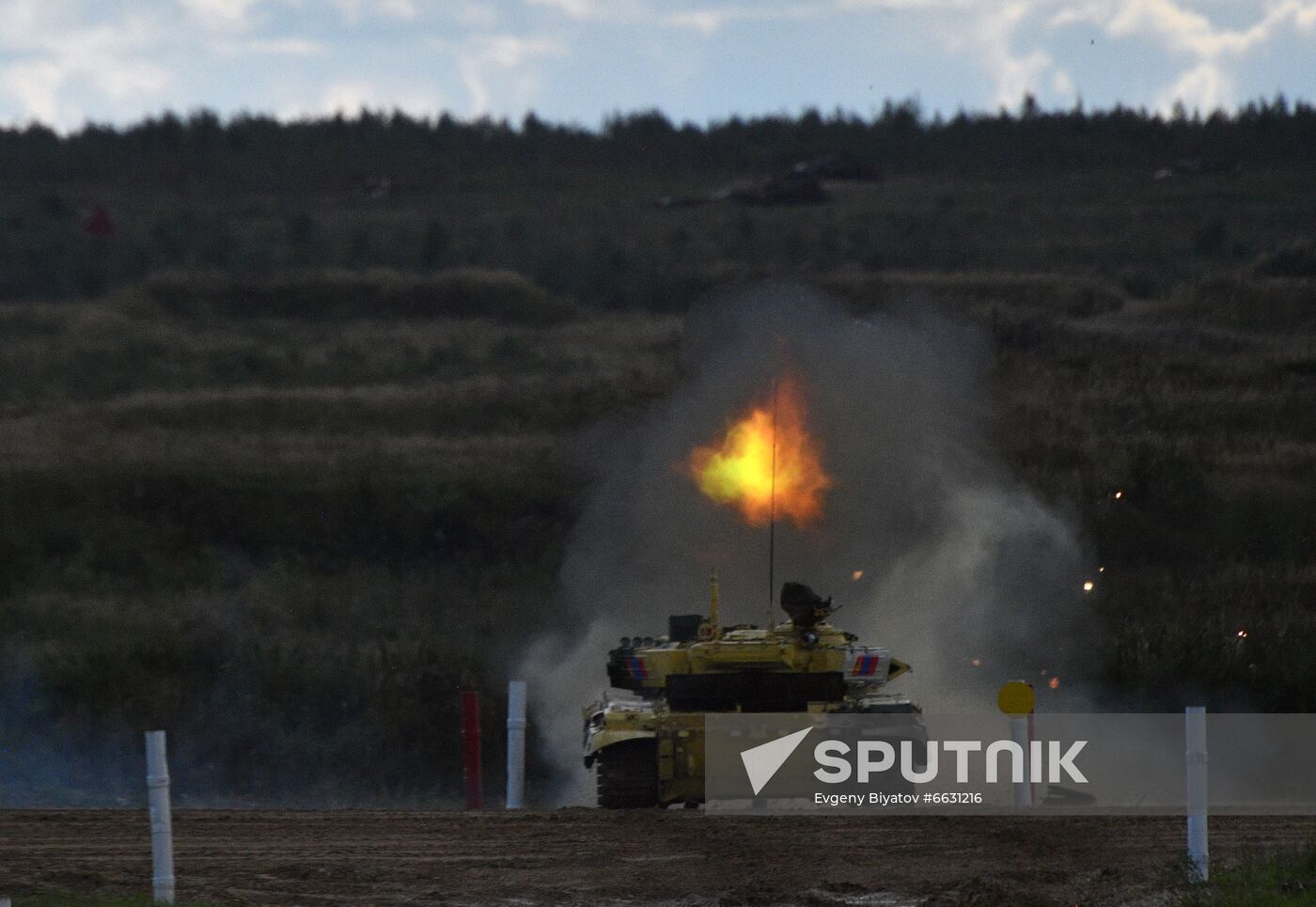 Russia Army Games Tank Biathlon