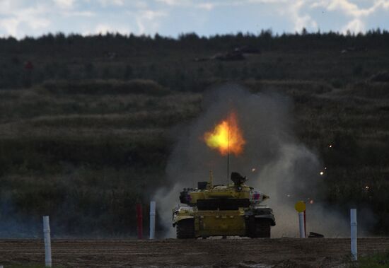 Russia Army Games Tank Biathlon
