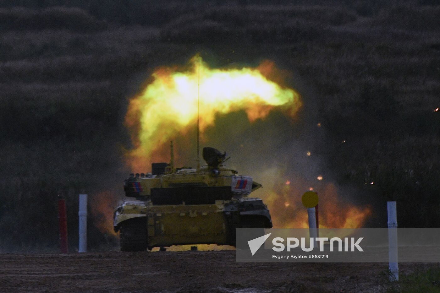 Russia Army Games Tank Biathlon