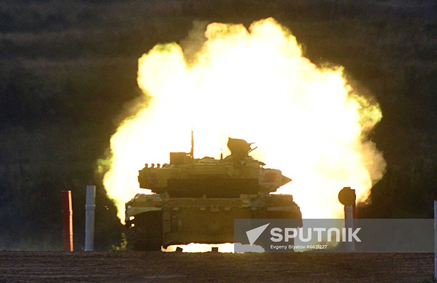 Russia Army Games Tank Biathlon