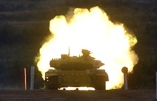 Russia Army Games Tank Biathlon