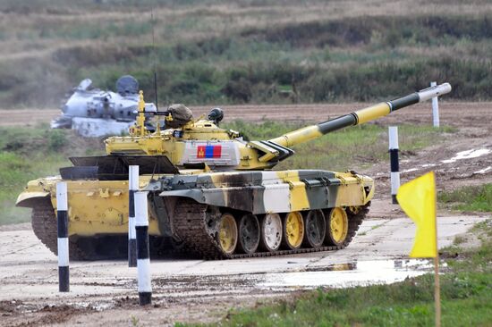 Russia Army Games Tank Biathlon