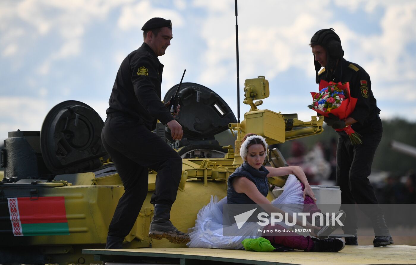 Russia Army Games Tank Biathlon