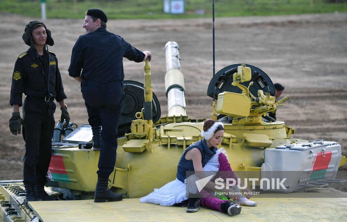 Russia Army Games Tank Biathlon