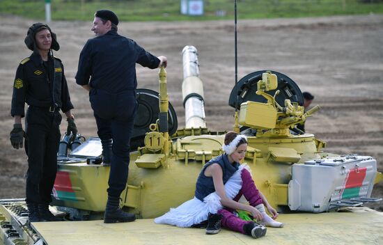 Russia Army Games Tank Biathlon
