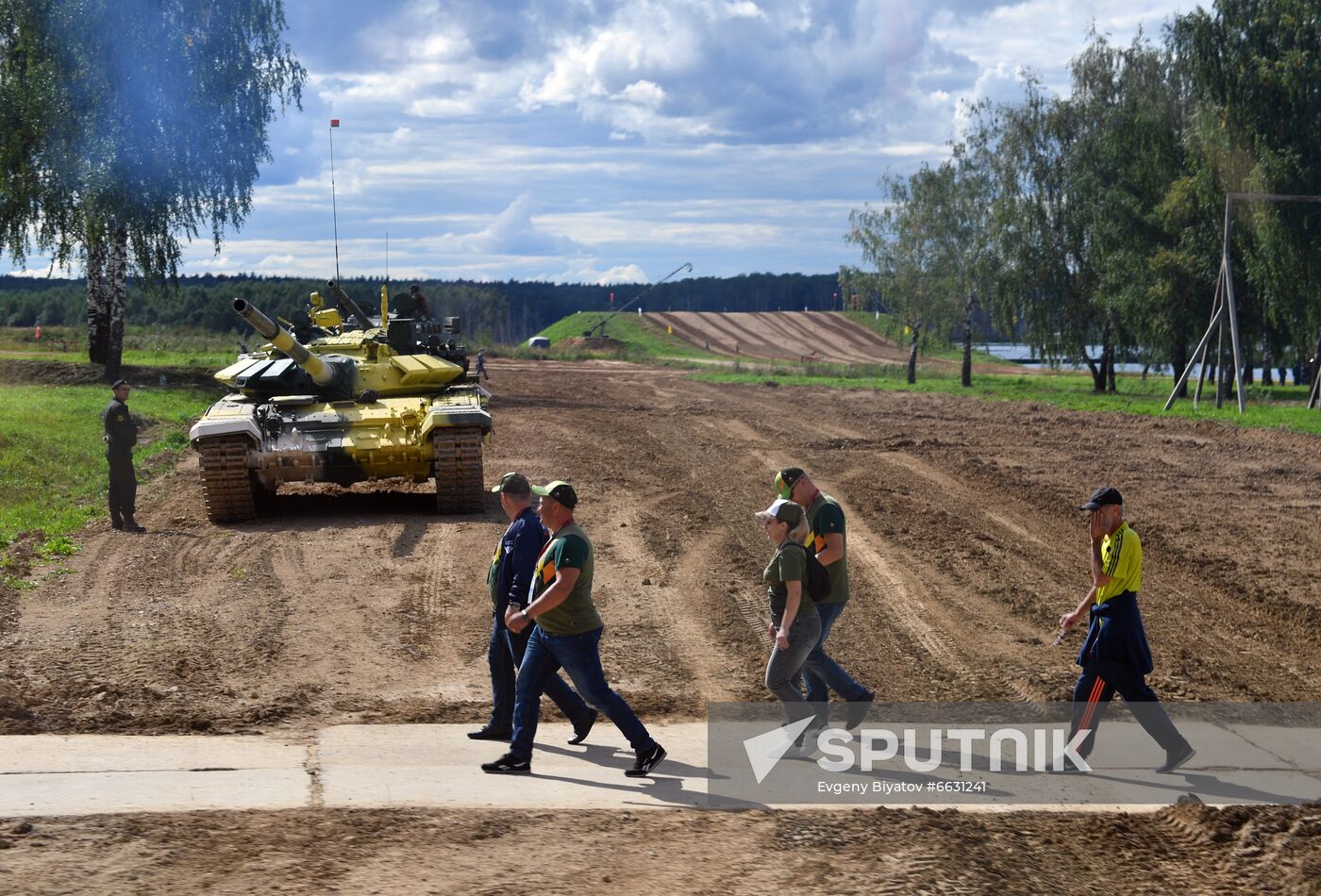 Russia Army Games Tank Biathlon