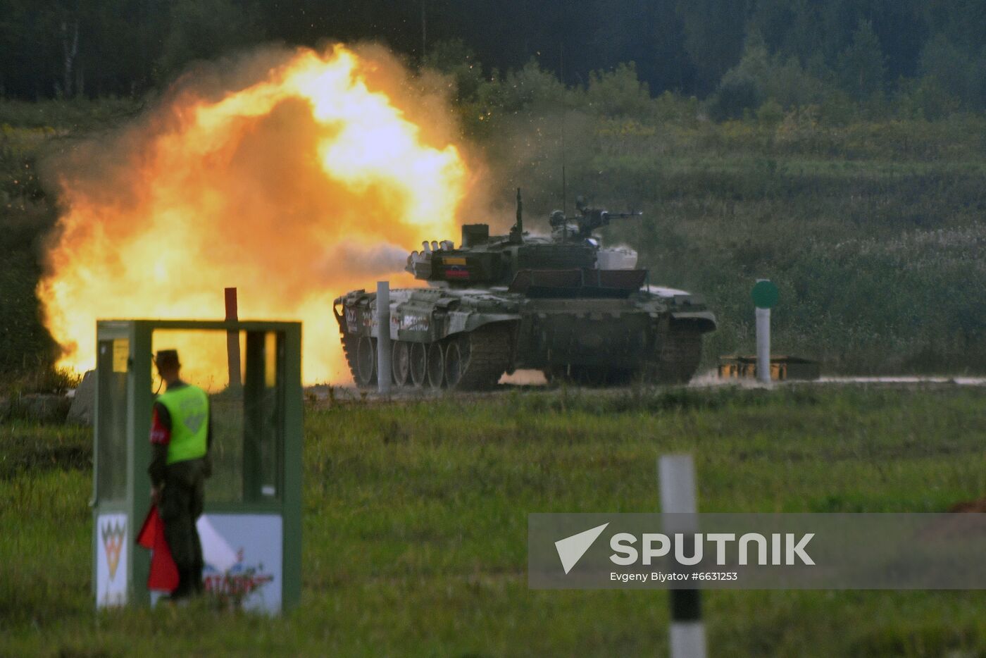 Russia Army Games Tank Biathlon