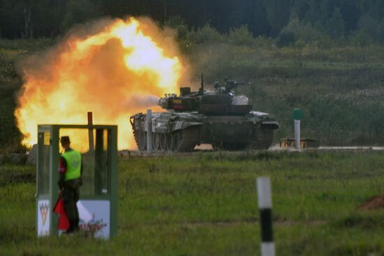 Russia Army Games Tank Biathlon