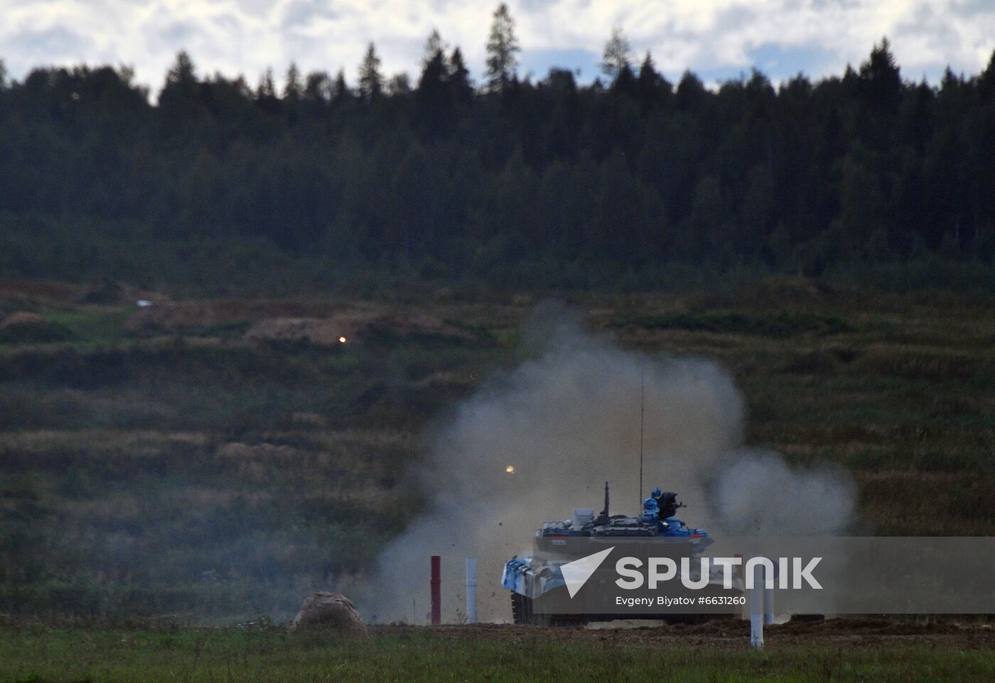 Russia Army Games Tank Biathlon