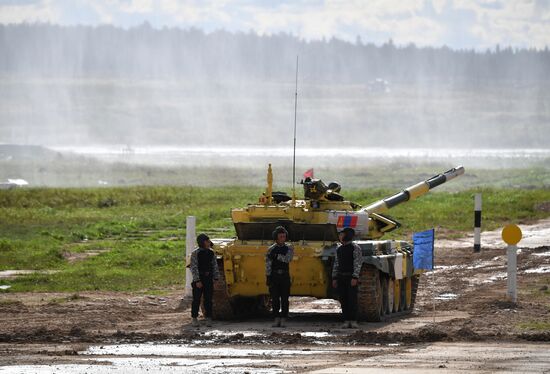 Russia Army Games Tank Biathlon