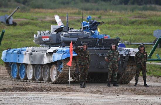 Russia Army Games Tank Biathlon