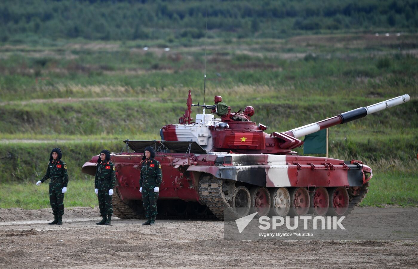 Russia Army Games Tank Biathlon