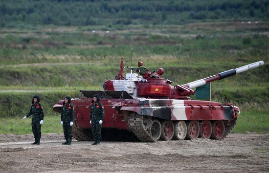 Russia Army Games Tank Biathlon