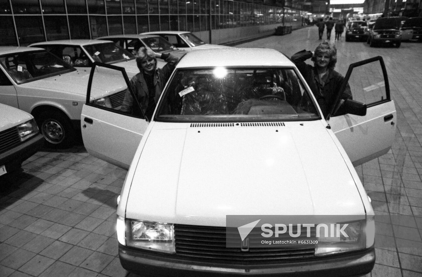 Workers of Lenin Komsomol Automobile Plant Larisa and Lena Petrov