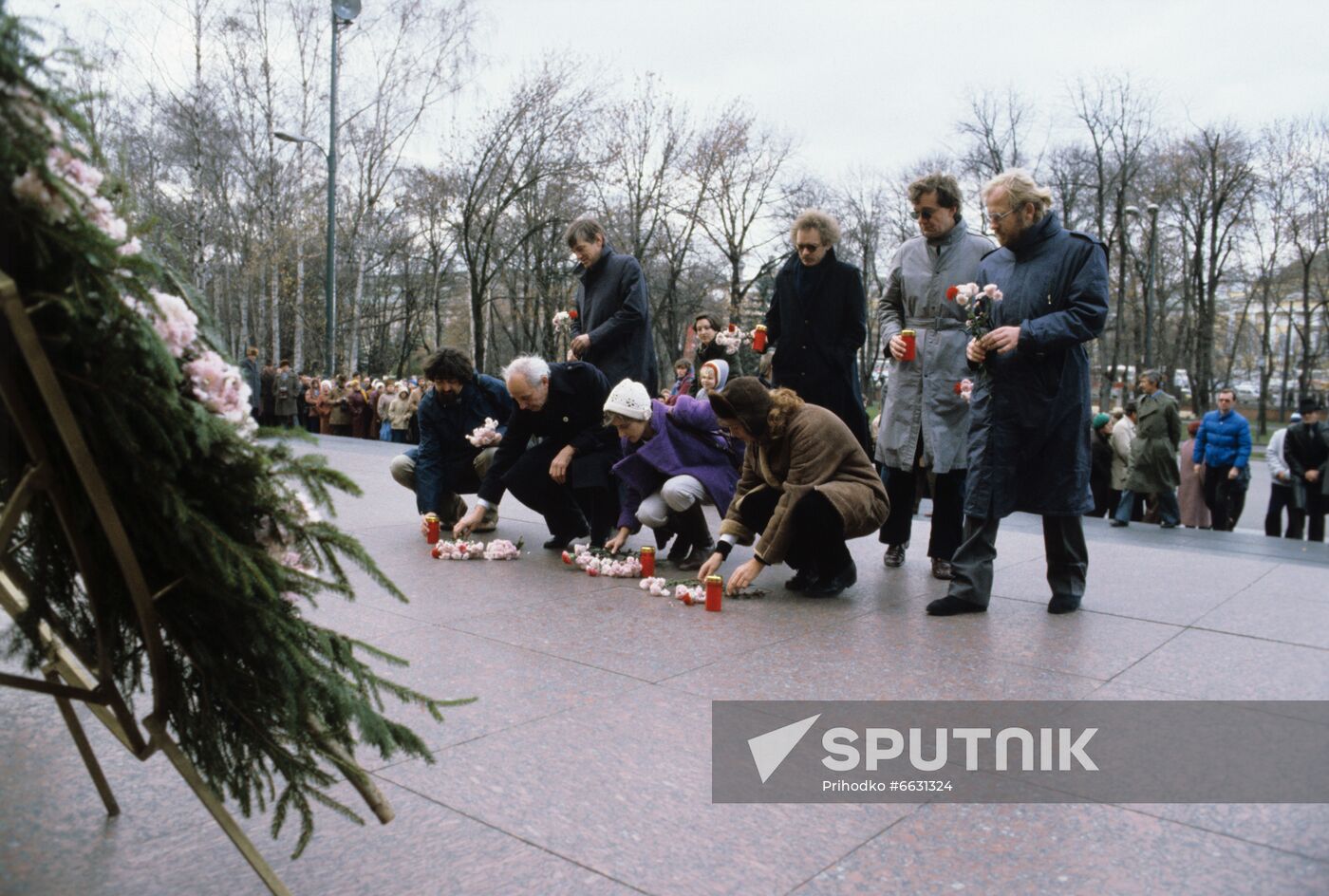 German Green Party delegation visit Soviet Union