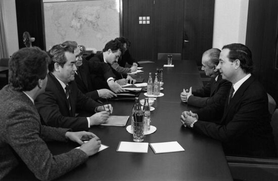 Chairman of Argentina's Committee on Defense Antonio Berhongaray visits USSR