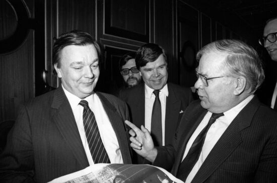 Finnish Minister of Transport Pekka Vennamo's visit to USSR