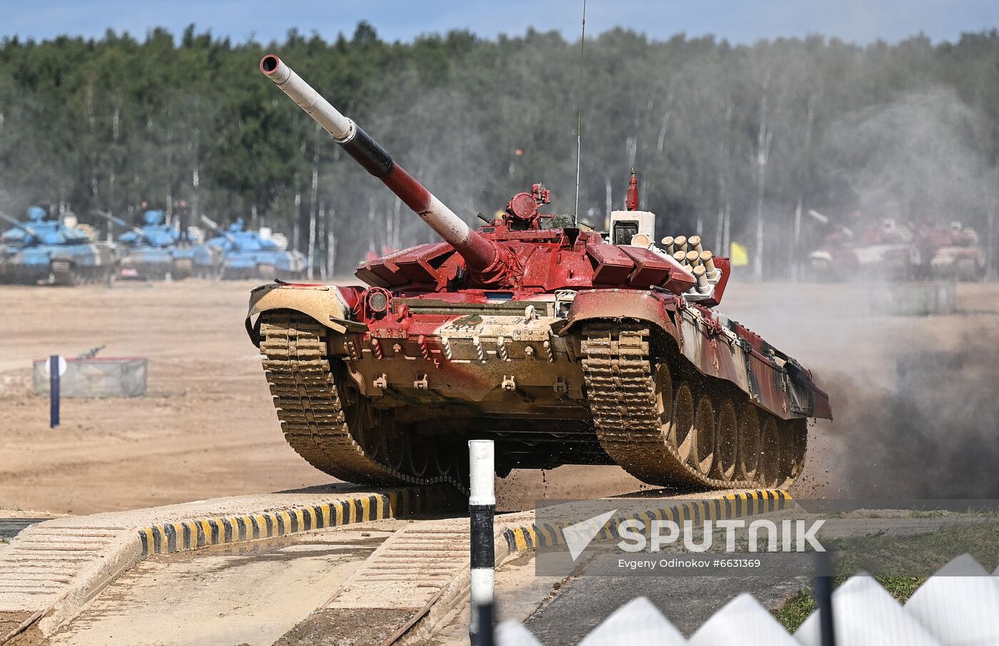 Russia Army Games Tank Biathlon