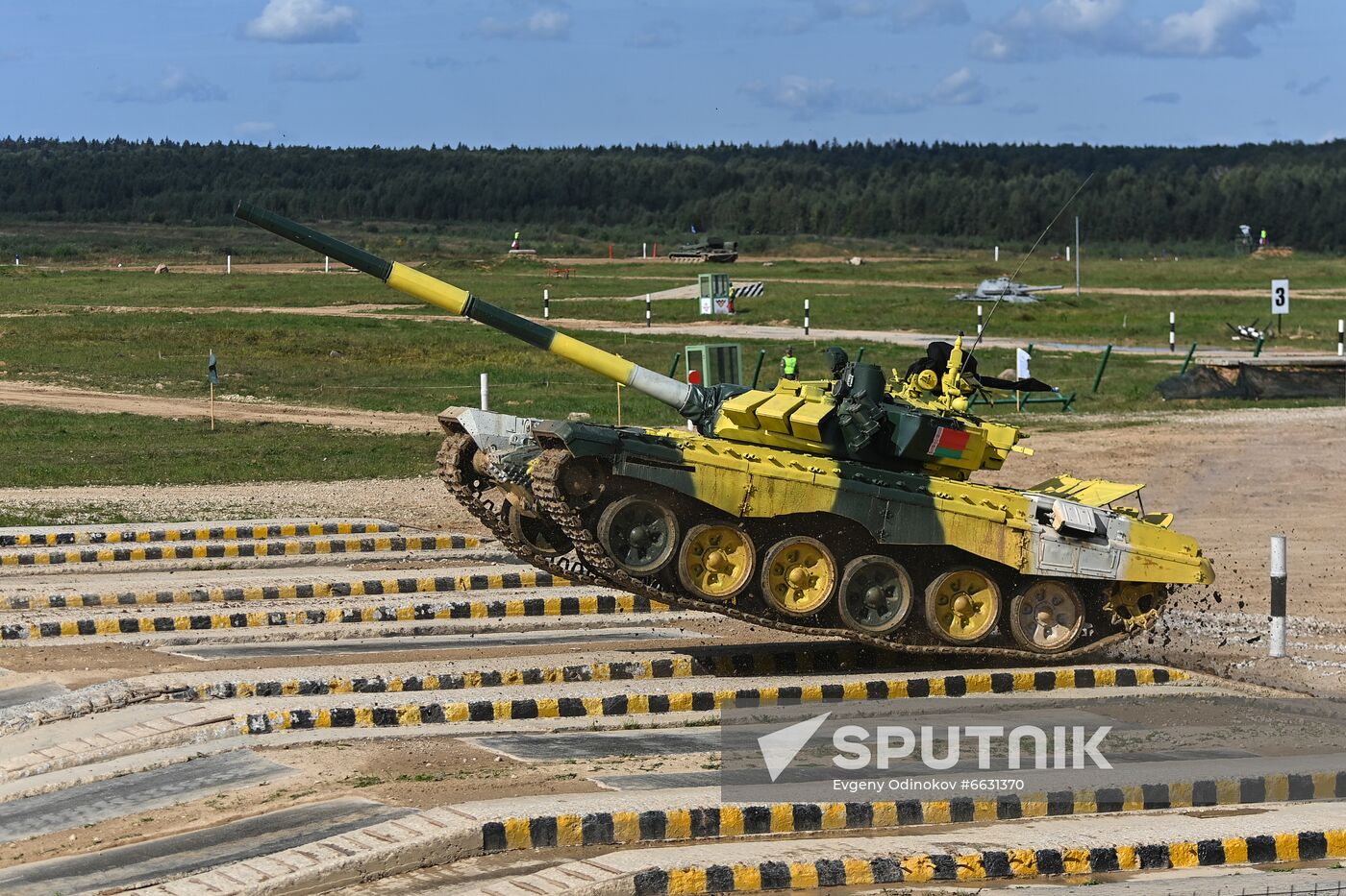 Russia Army Games Tank Biathlon