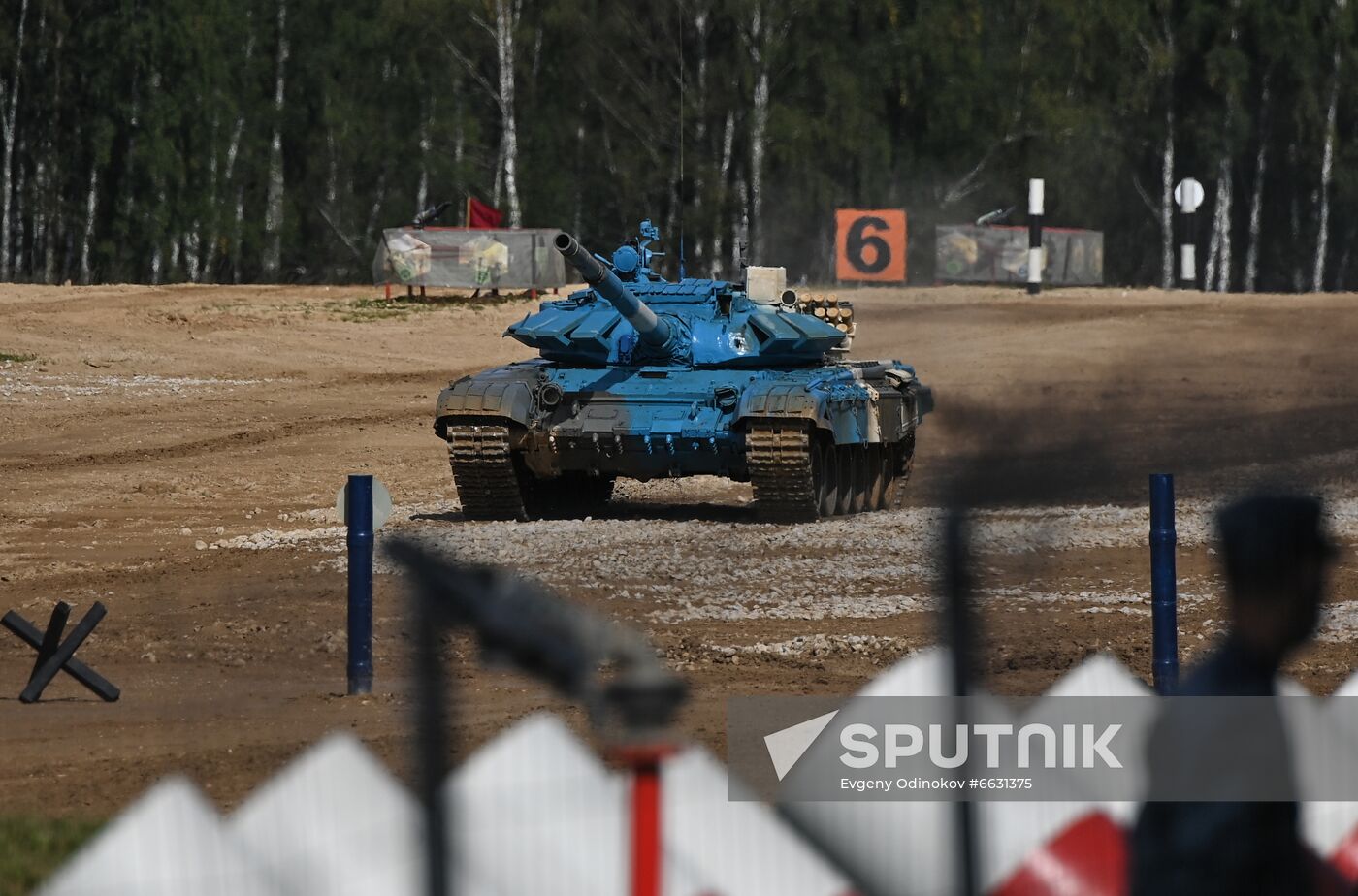 Russia Army Games Tank Biathlon