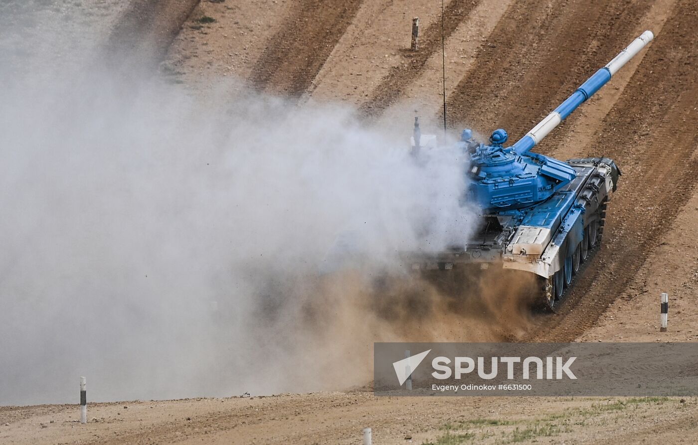 Russia Army Games Tank Biathlon