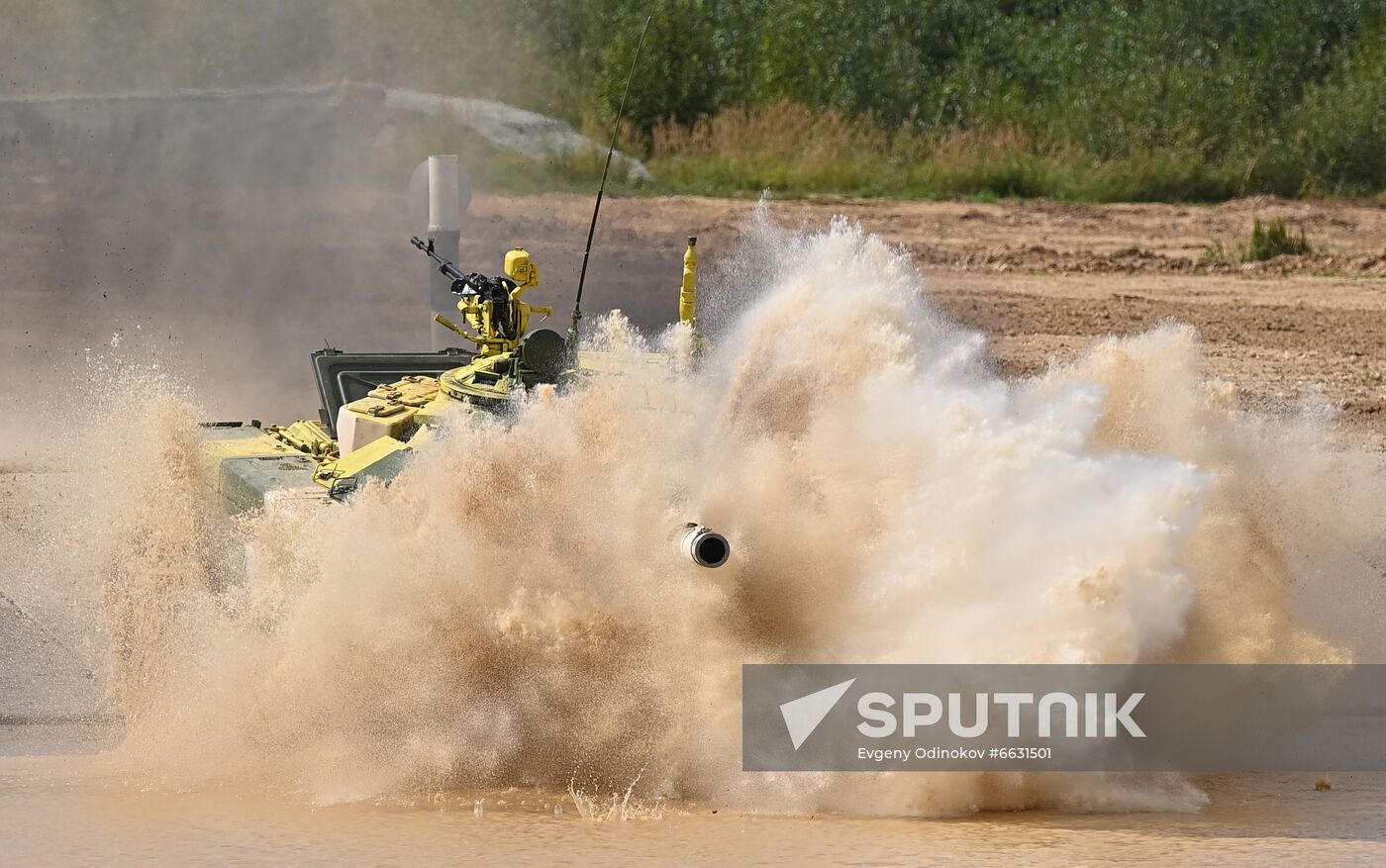Russia Army Games Tank Biathlon