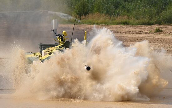 Russia Army Games Tank Biathlon