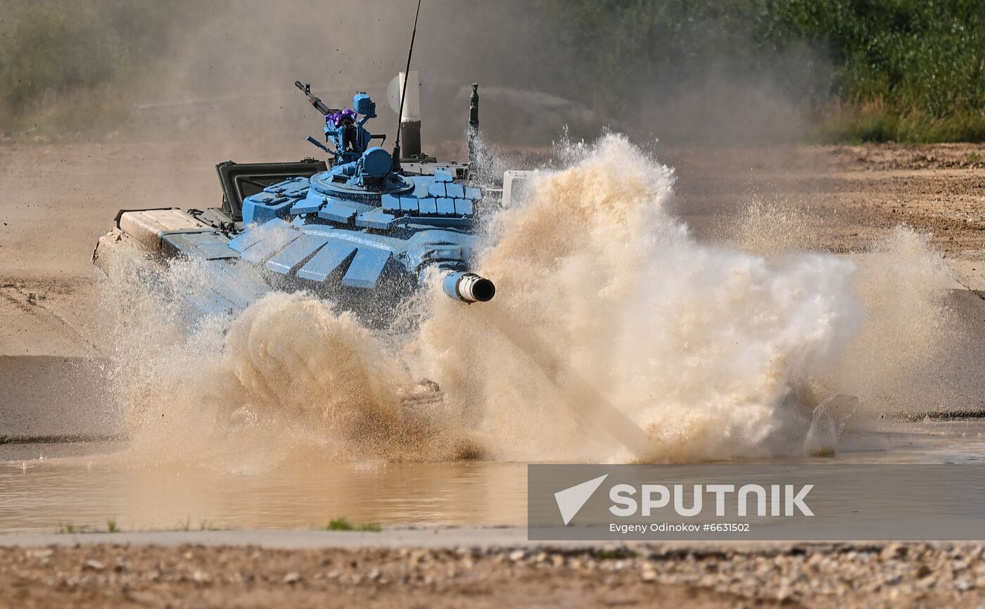 Russia Army Games Tank Biathlon