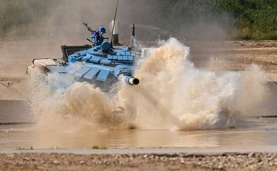 Russia Army Games Tank Biathlon