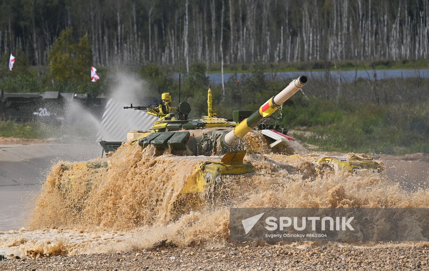 Russia Army Games Tank Biathlon