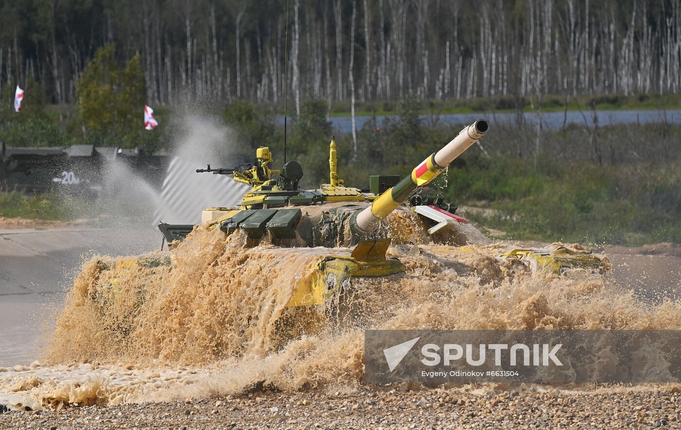 Russia Army Games Tank Biathlon