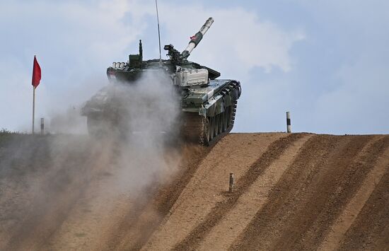 Russia Army Games Tank Biathlon