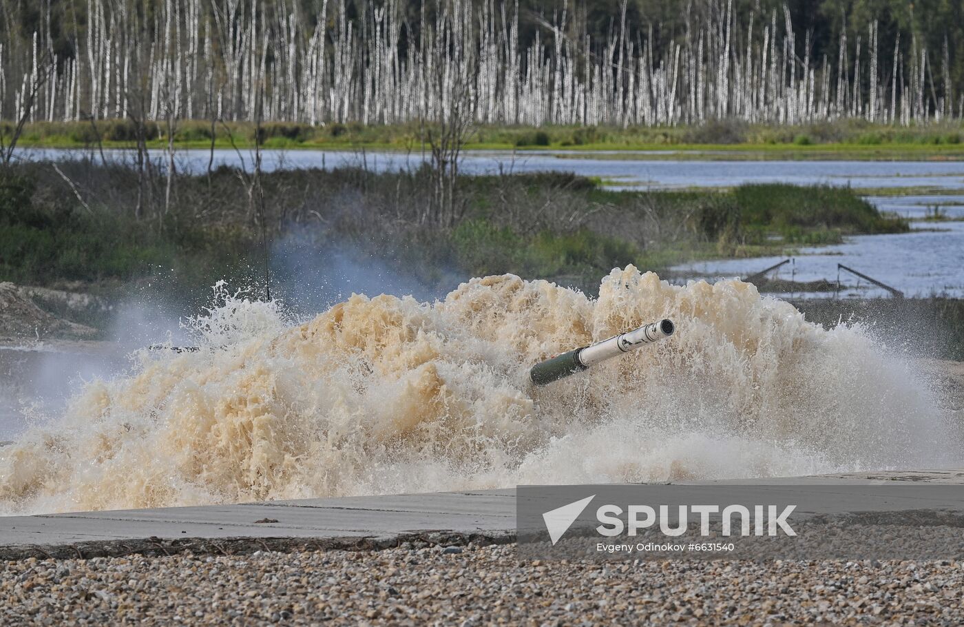 Russia Army Games Tank Biathlon
