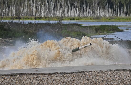 Russia Army Games Tank Biathlon