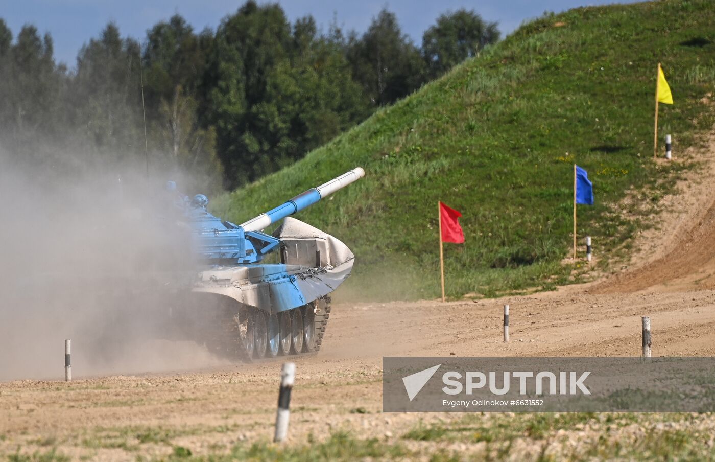 Russia Army Games Tank Biathlon