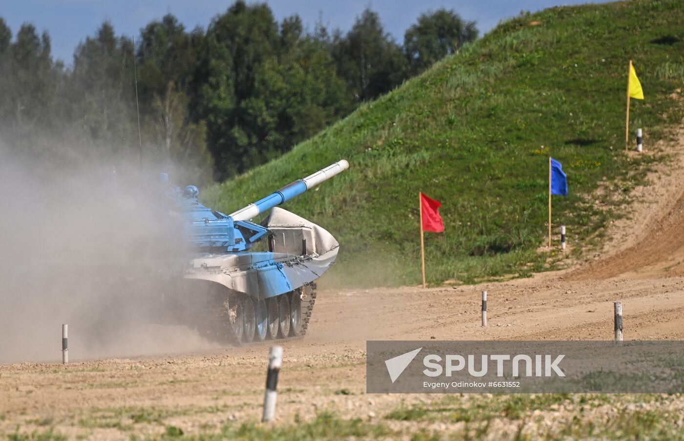 Russia Army Games Tank Biathlon